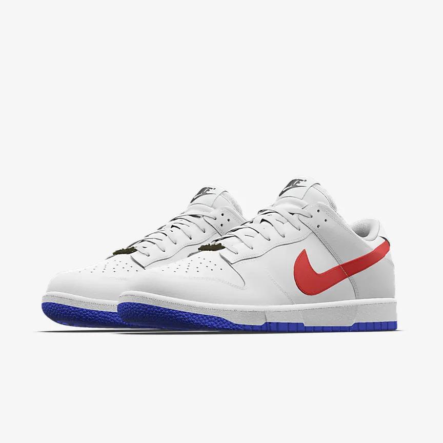 Giày Nike Dunk Low Unlocked By You Nữ Đỏ Trắng